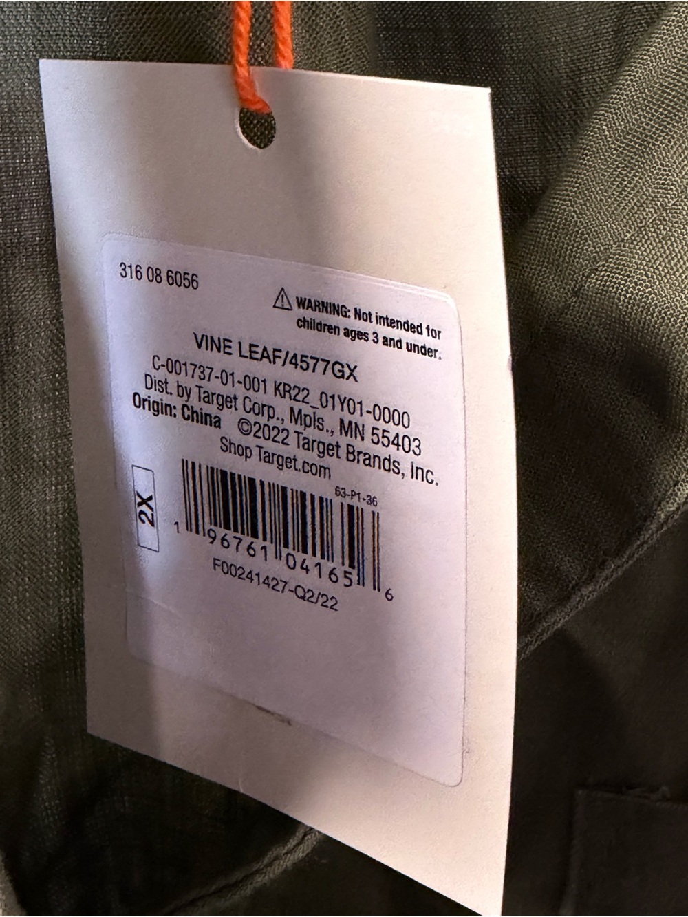 🆕 Knox Rose Button Down Long-Sleeve Shirt - 2X NWT - Picture 7 of 8